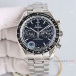 TW Factory Omega Racing Speedmaster Steel Chronograph 9900 Watch Black Dial